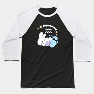 Aquarius Loppi Tokki Bunny Zodiac Series Baseball T-Shirt